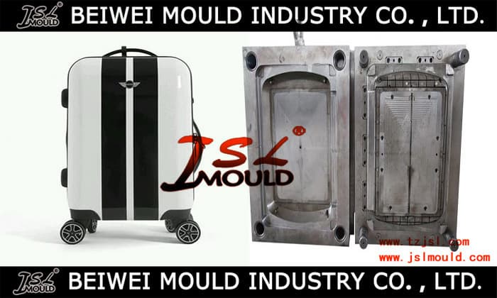 good design plastic suitcase injection mould China factory